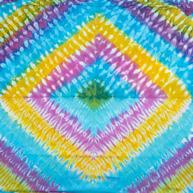 Multicolor Handmade Tie Dye Shibori Cotton Fabric