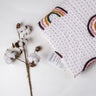 Multicolor Stitch Rainbow Print Newborn Baby Blankets