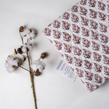 Natural Dyed Multicolor Floral Printed Cotton Baby Blankets and Quilts