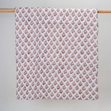 Natural Dyed Multicolor Floral Printed Cotton Baby Blankets and Quilts
