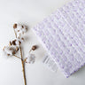 Natural Hand Block Purple Printed Soft Baby Blankets