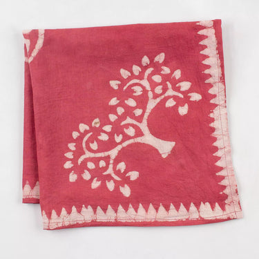 New Dabu Hand Block Printed Soft Cotton Bandana