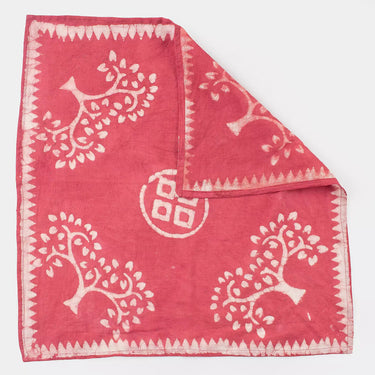 New Dabu Hand Block Printed Soft Cotton Bandana