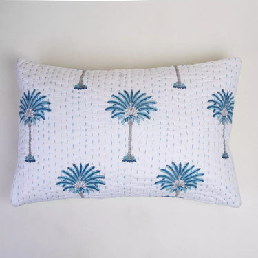 New Kantha Hand Stitched Soft Cotton Quilted Pillow Cover