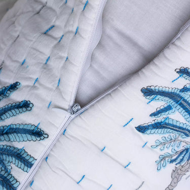 New Kantha Hand Stitched Soft Cotton Quilted Pillow Cover