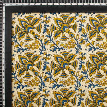 Newly Bagru Printed Organic Cotton Fabric