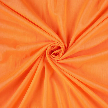 Orange Natural Dyed Cotton Solid Fabric