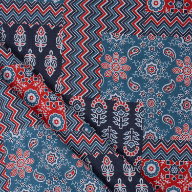 Organic Cotton Hand Block Print Fabric Dress Material