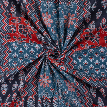 Organic Cotton Hand Block Print Fabric Dress Material