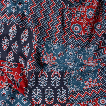 Organic Cotton Hand Block Print Fabric Dress Material