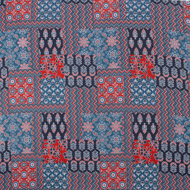 Organic Cotton Hand Block Print Fabric Dress Material