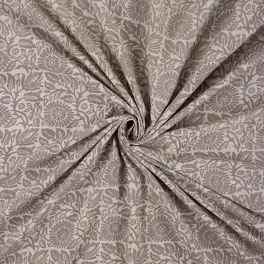 Organic Cotton Hand Block Printed Dabu Kashish Fabric