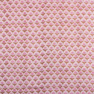 Organic Cotton Hand Block Printed Fabric