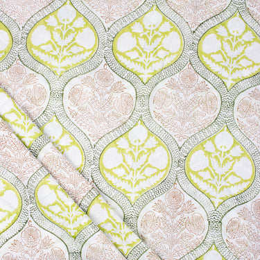 Organic Cotton Hand Block Printed Fabric Dress Material