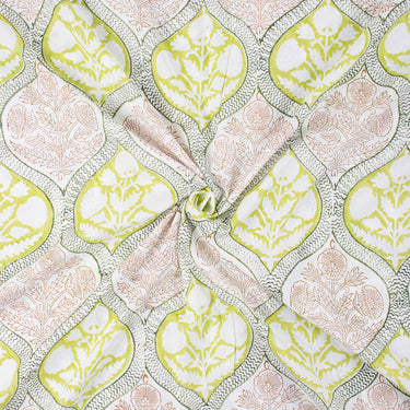 Organic Cotton Hand Block Printed Fabric Dress Material