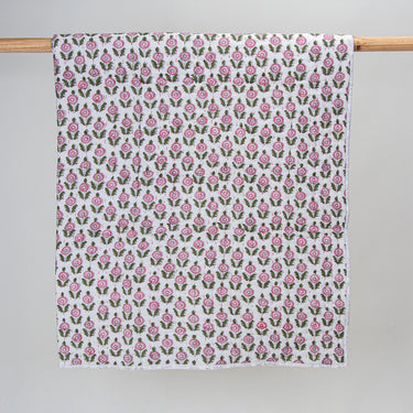 Organic Cotton Kantha Handmade Baby Quilts Floral Printed