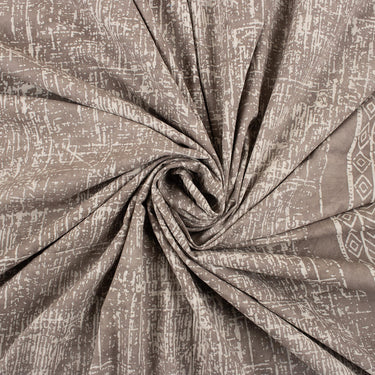 Organic Cotton Kashish Dabu Hand Block Print Fabric for Curtains