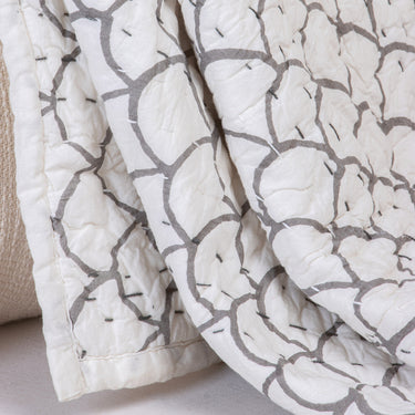 Organic Cotton Natural Dyed Kantha Small Baby Blanket