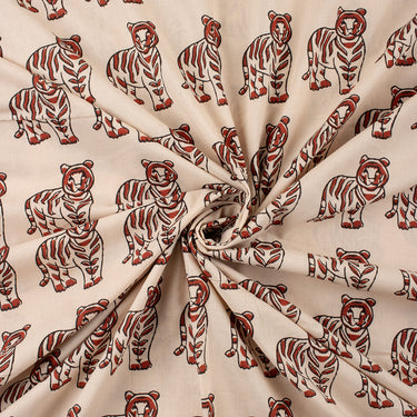Organic Cotton Printed Bagru Fabric