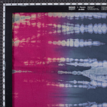 Organic Cotton Tie Dye Shibori Multicolor Dress Fabric