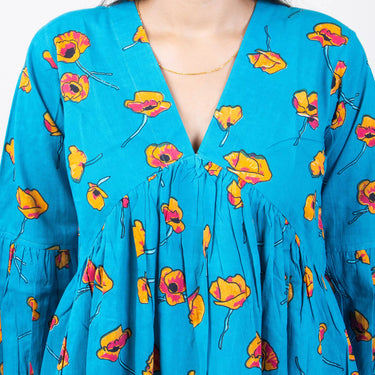Organic Jaipuri Cotton Maxi Dress