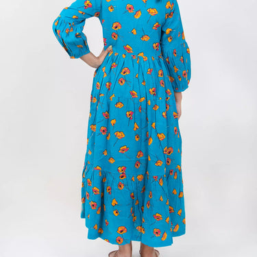 Organic Jaipuri Cotton Maxi Dress