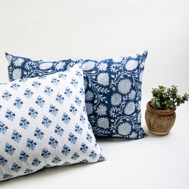 Hand Block Cotton Reversible Printed Pillow Cover Online