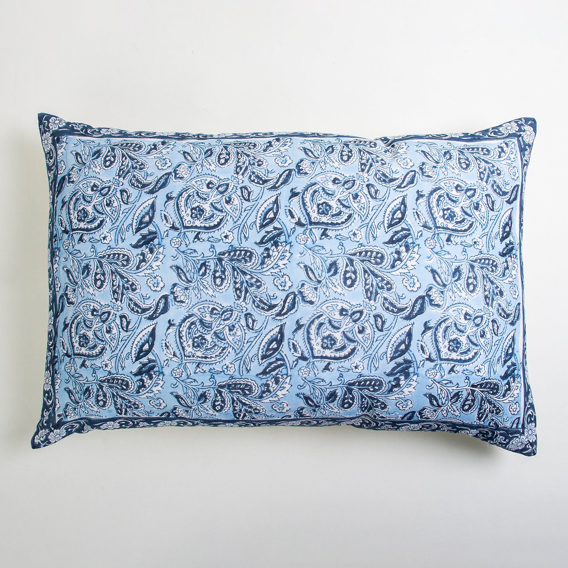 Beautiful Flower Cotton Jaipur Block Print Cushion Covers