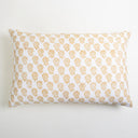 Yellow Flower Print Reversible Cotton Pillow Covers