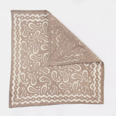 Paisley Hand Block Printed Cotton Head Bandana for Men