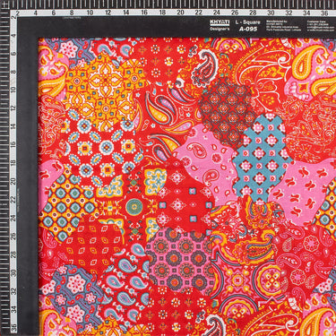 Paisley Hand Block Printed Cotton Summer Dress Fabric