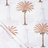Palm Tree Hand Block Print Fabric