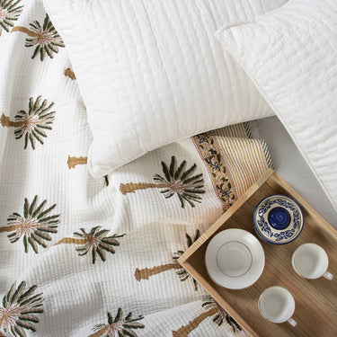 Palm Tree Printed Pure Cotton Best Quilts