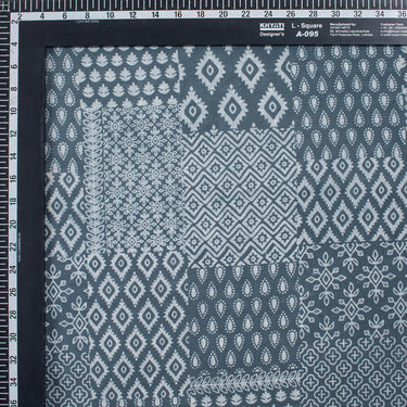 Patchwork Dabu Kashish Pure Cotton Hand Block Print Fabric