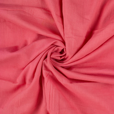 Pink Solid Dyed Cotton Fabric