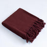 Plain Organic Sofa Throws for Living Room with Cushion Covers - Diwali Gifts for Home