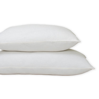 Plain White Soft Cotton Waffle Pillow Cases