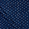 Polka Dots Indigo Cotton Hand Block Print Fabric