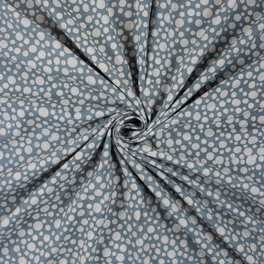Polkas Dots Dabu Kashish Hand Block Printed Fabric