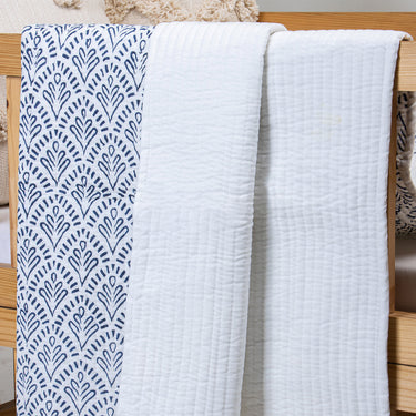 Premium Beautiful Naturla Dyed Cotton Baby Quilt Blanket