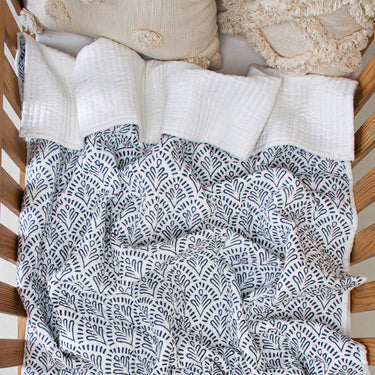 Premium Beautiful Naturla Dyed Cotton Baby Quilt Blanket