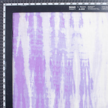 Premium Cotton Shibori Tie Dye Purple Fabric