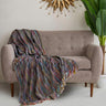 Premium Cotton Woven Sofa Throw Blanket