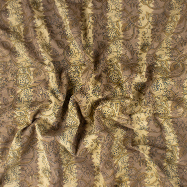 Premium Dabu Organic Cotton Hand Block Printed Fabric