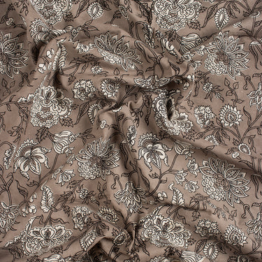 Premium Hand Block Printed Dabu Kashish Cotton Fabric