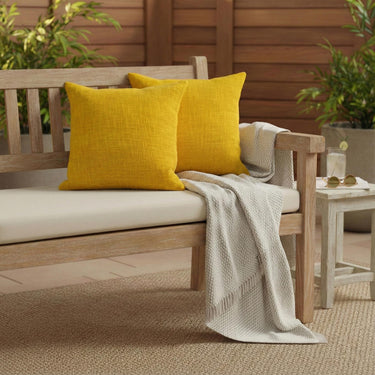 Premium Mustard Yellow Plain Color Cushion Cover Set of 5