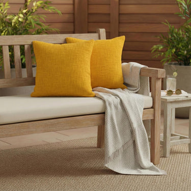 Premium Orange Plain Cushion Covers 16x16 Set of 5