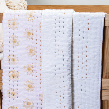 Premium Pink Cotton Baby AC Quilt