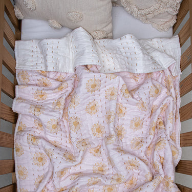 Premium Pink Cotton Baby AC Quilt