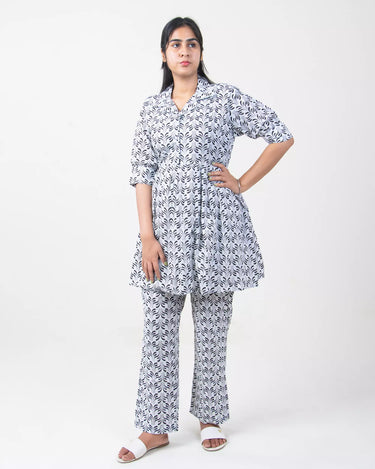 Premium Printed Organic Cotton Co-ord Set For Womens